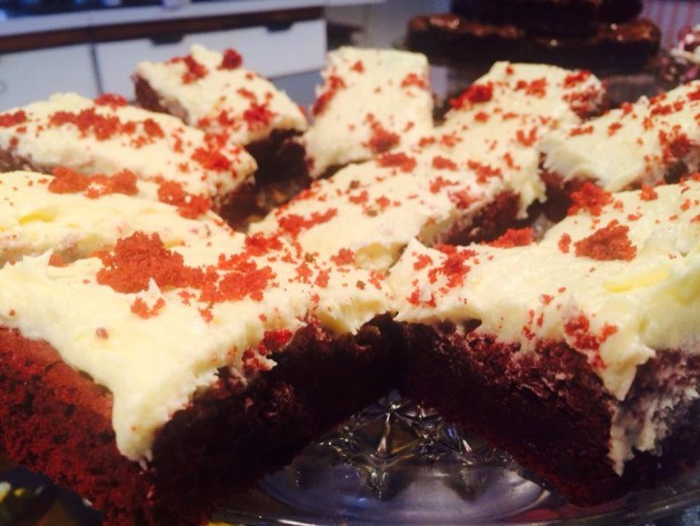 red velvet brownies