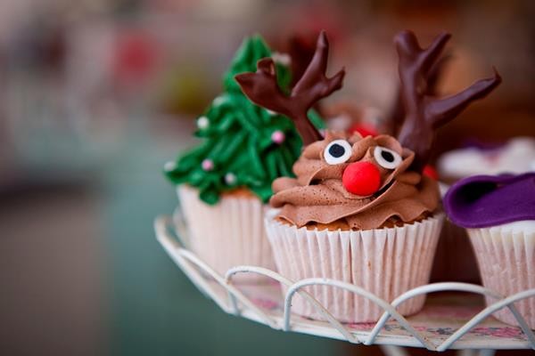 Christmas cupcakes