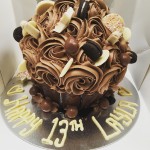 Chocoholic Giant Cupcake